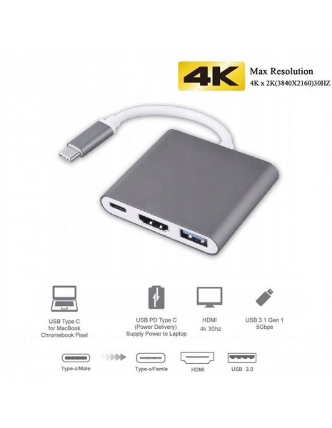 ANOO DeX ADAPTER HUB USB Samsung Huawei MacBook 3.0